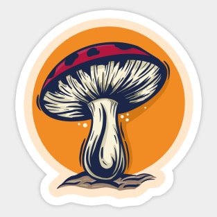 Cute Mushroom Sticker